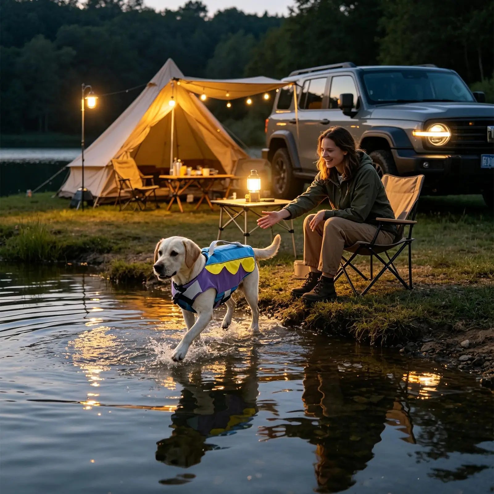 Dog Jacket Breathable Fit Water Safety Swimwear Sea Swimming Small Qme