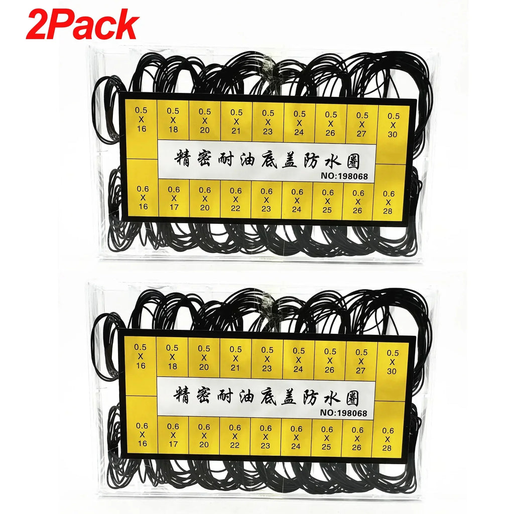 Watch Repair Tools 1box Watch Case Rubber Waterproof O-Ring Oil-resistant Watch Bottom Cover Gasket 0.5/0.6mm O-Ring Seal Gasket Qme