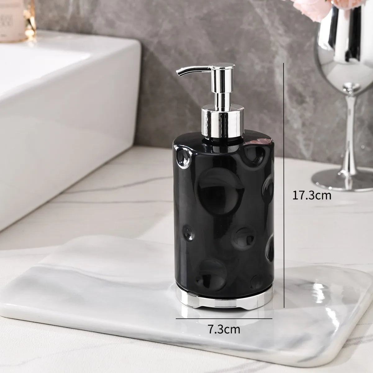 2-Piece Press-type Travel Dispenser Bottle Foaming Bathroom Shampoo