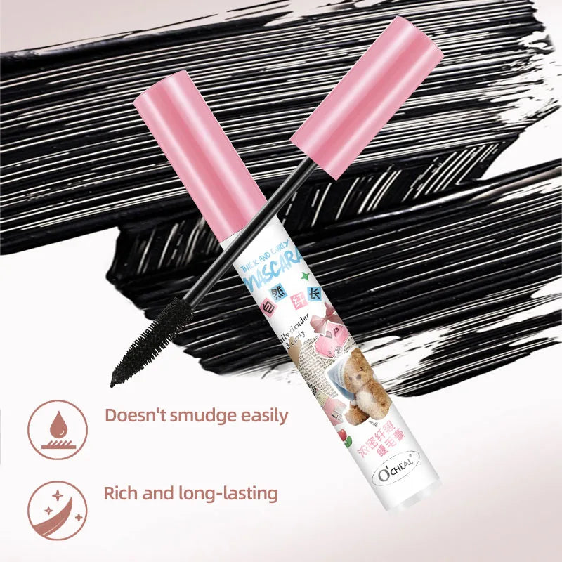 Thick Curly Eye Black Waterproof Sweat Proof Natural Qme