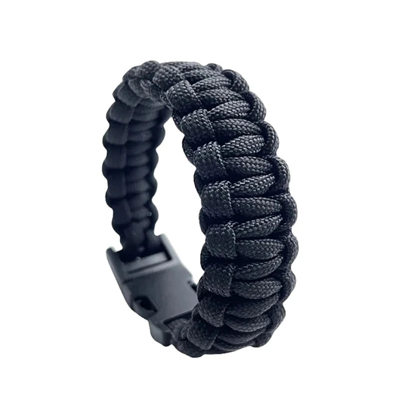 23cm Seven Core Paracord Escape Outdoor Emergency Plaited Rope EDC Camping Survival Saving Bracelet Tools Umbrella Rope Bracelet Qme