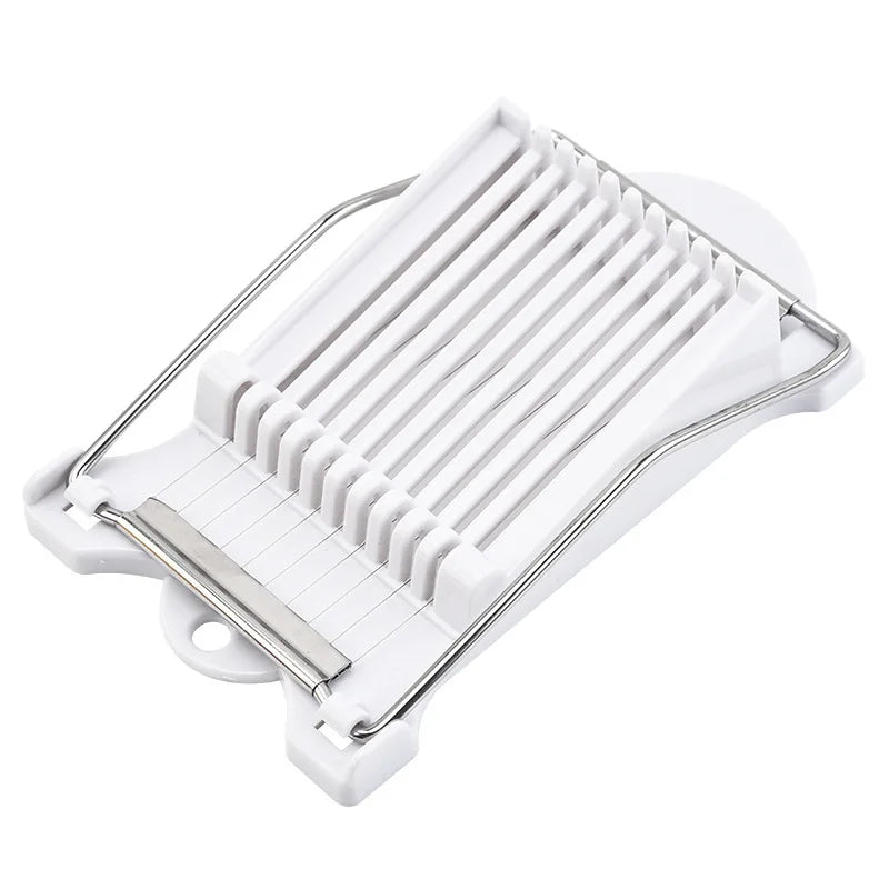 Ham Slicer Stainless Steel Luncheon Meat Cutting Machine Banana Cheese Strawberry Slicer Kitchen Gadgets Qme white