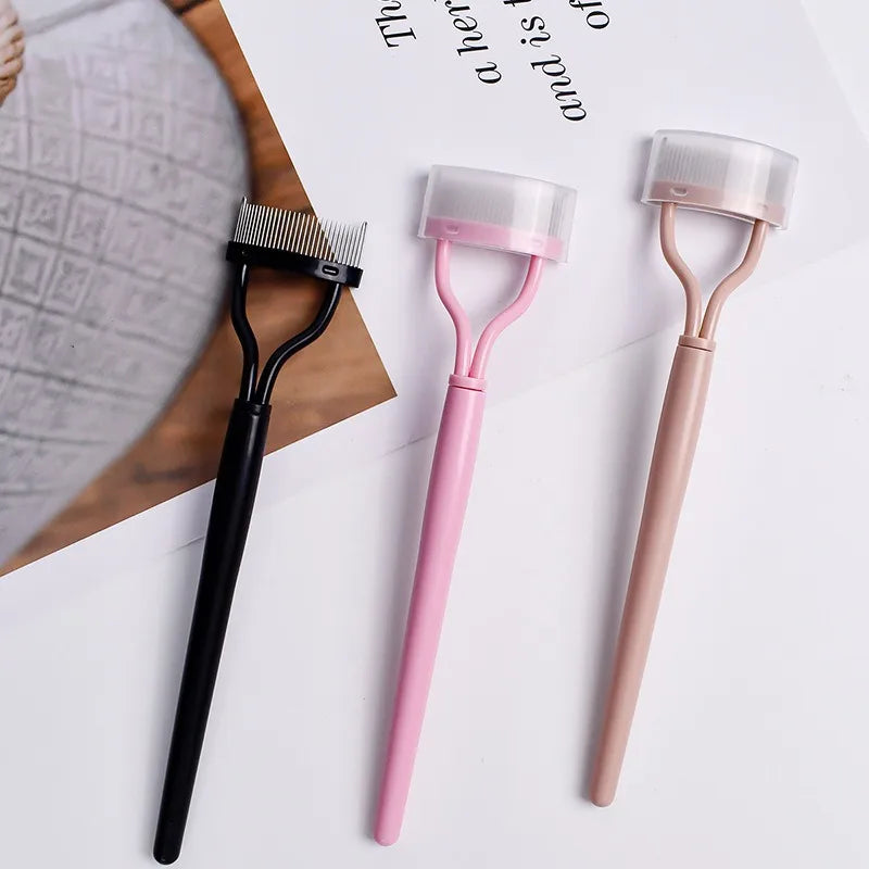 Eyelash Separator Metal Teeth Straight Curler Beauty Makeup Stainless Qme