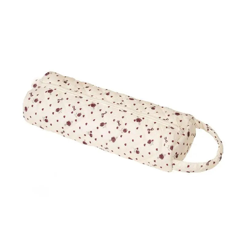 Hair Dryer Storage Bag Quilting Large Capacity Dustproof Curler Storage Bag With Handle Portable Carrying Case For Travel Qme style 8