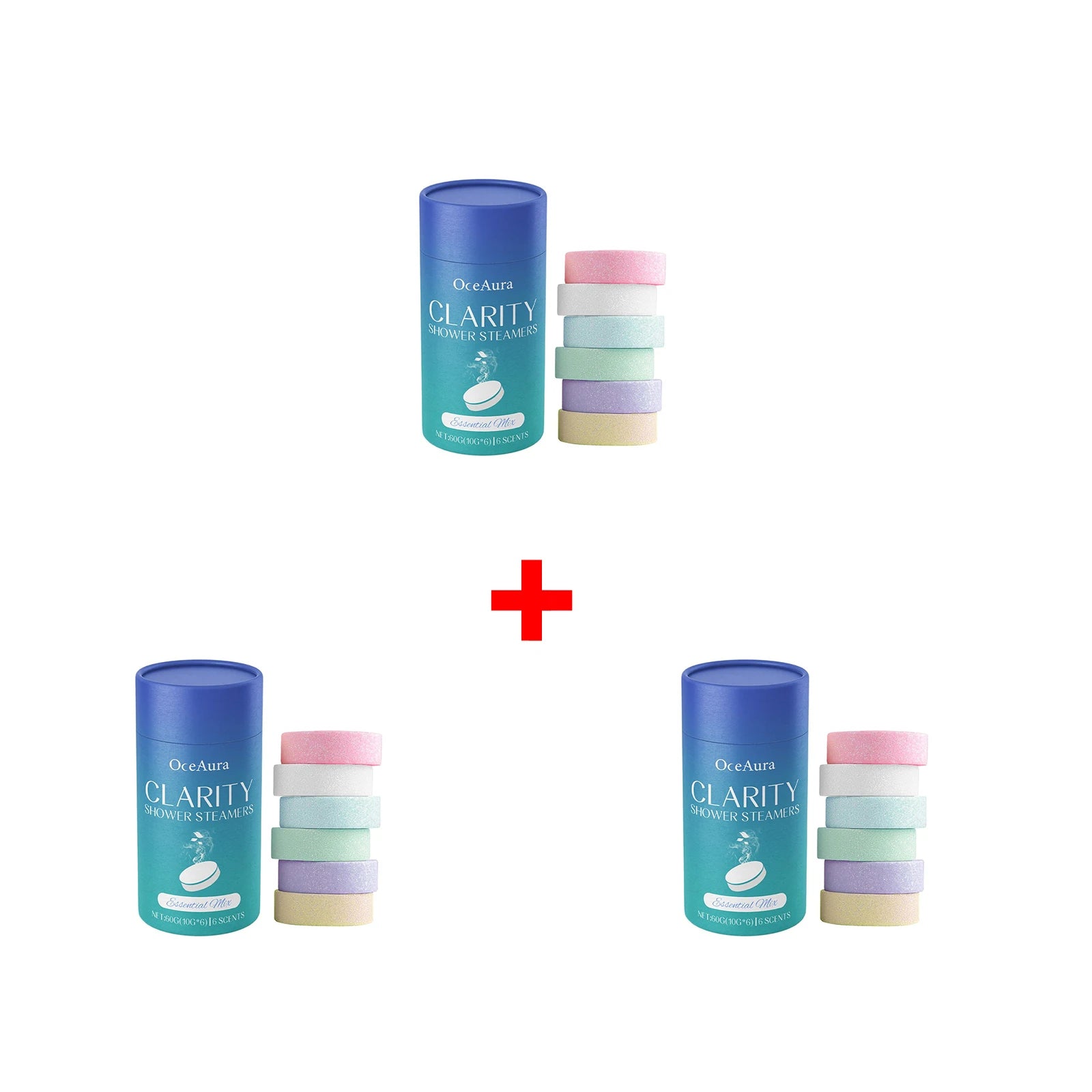 Shower Steamers Tablets Aromatherapy Relief Physical Fatigue Stress Improve Mood Enhance Sleep Quality Relaxing Bath Tablets Set Qme 3 Boxed 6 Tablets Per Box