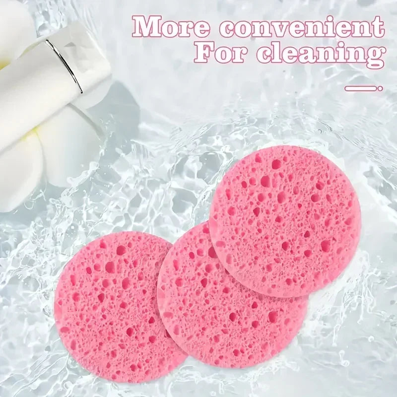 50/20/10PCS Compressed Facial Sponge Cosmetic Hydrotherapy Sponge Suitable for Daily Cleansing, Makeup Removal, and Exfoliation Qme