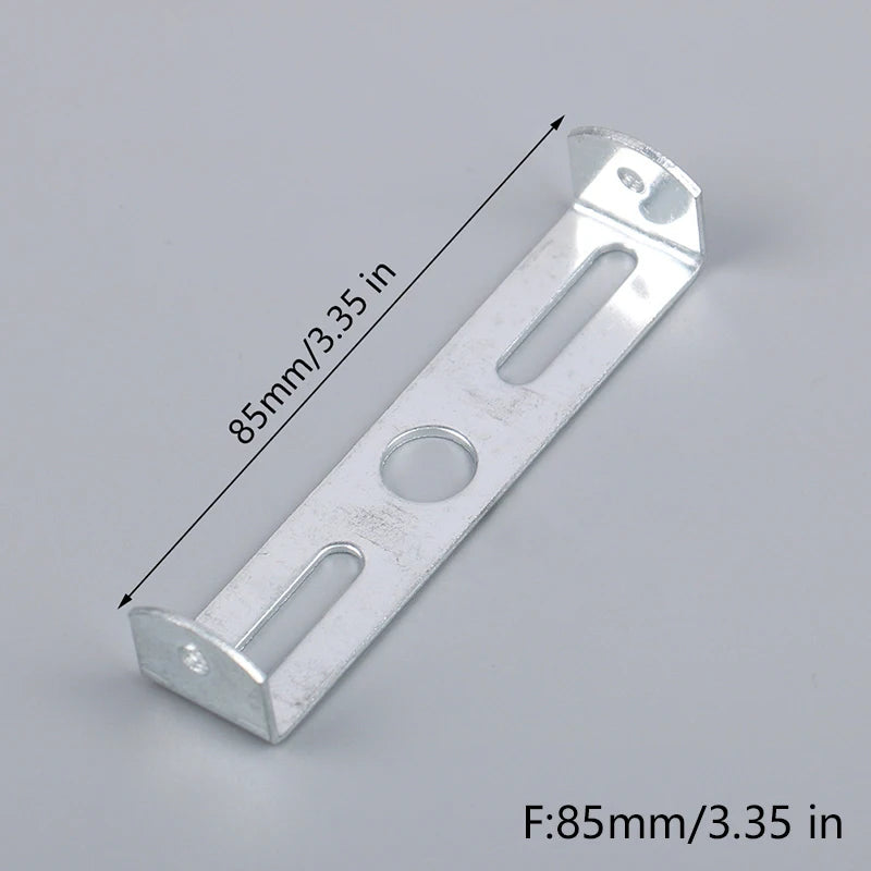 Bracket Ceiling Plate Mounting Iron Bar Fixed Screws Lamp Replacement Qme F