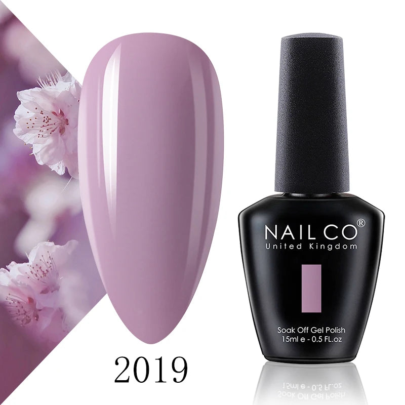 NAILCO 131 Colors Nail Gel Polish Off LED Semi Permanant Art Hybrid