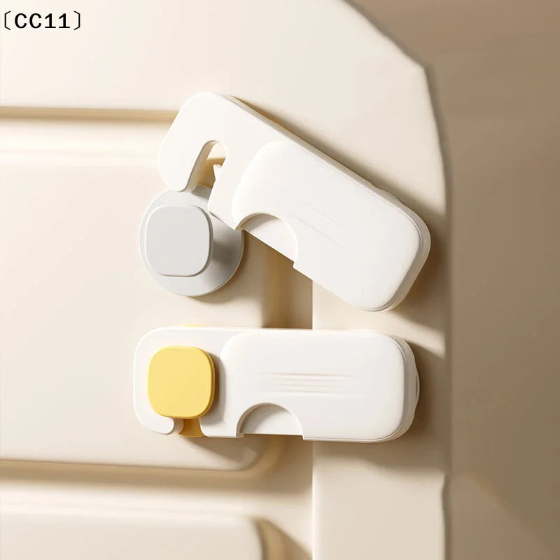 Baby Anti-pinch Hand Cabinet Door Buckle Home Refrigerator Lock Qme