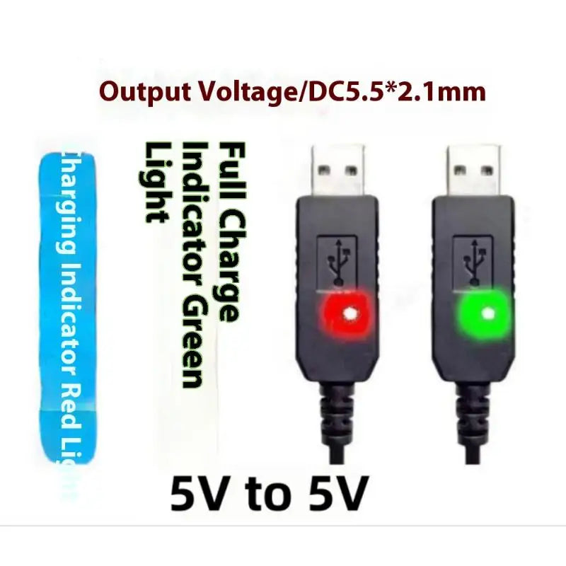 DC 5V 12V USB Cable Boost Converter Step-up Cord Wifi Router Modem Qme C4