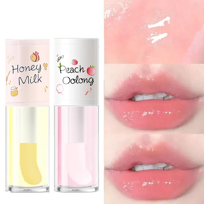 Fruit Flavored Lip Oil Long-lasting Moisturizing Brightening Qme