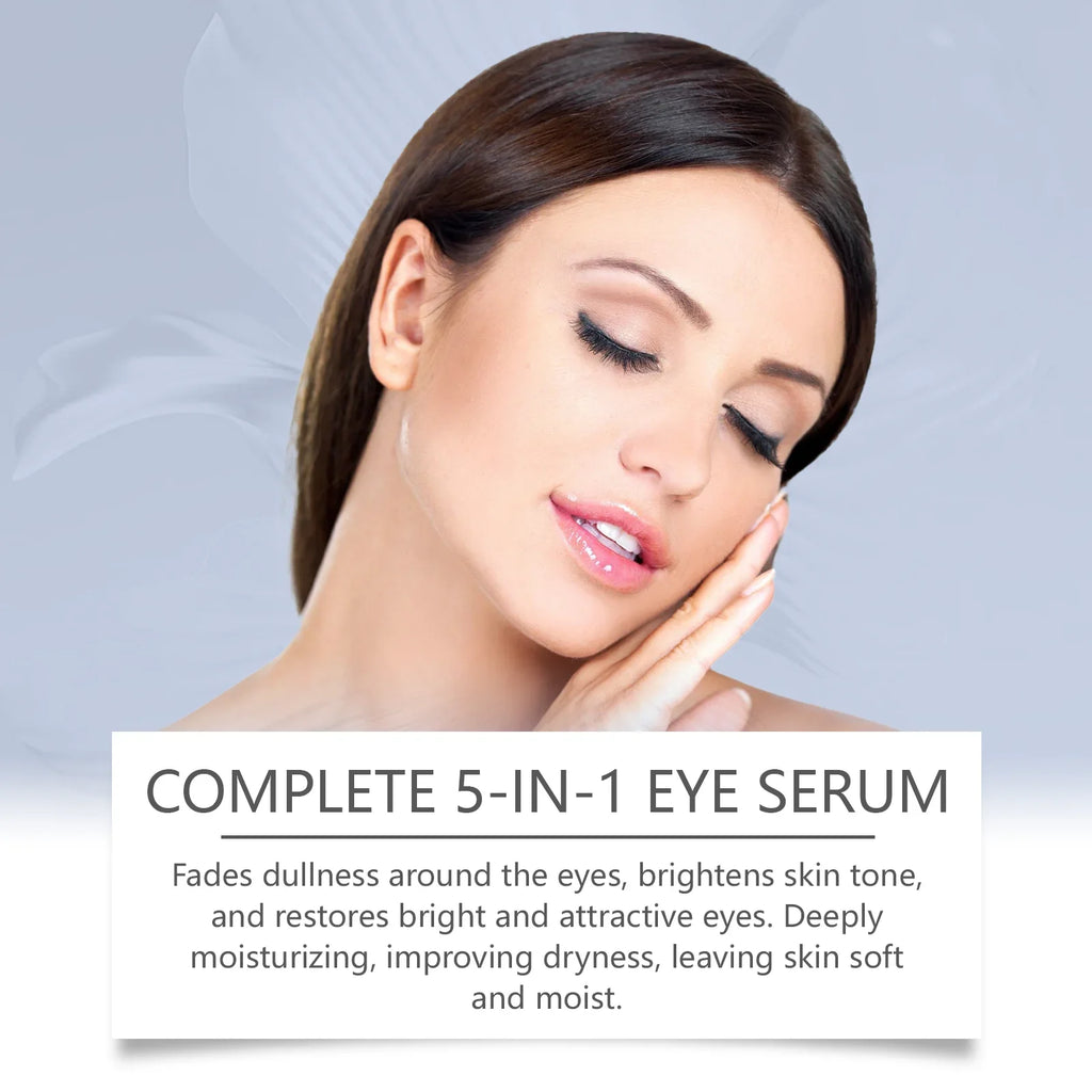Collagen 5 IN 1 Firming Eye Cream Removes Dark Circles Eye Bag Firming Lifting Fade Fine Lines Improve Skin Retinol Eye Cream Qme