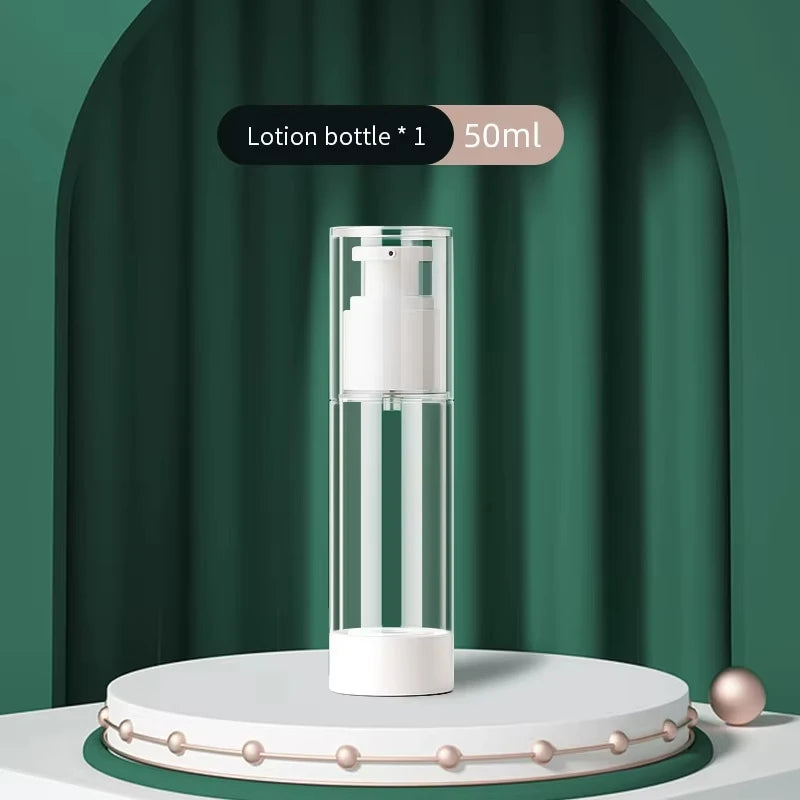 AS Vacuum Lotion Spray Bottle Travel Portable Refillable Bottles Qme lotionn bottle 50ml