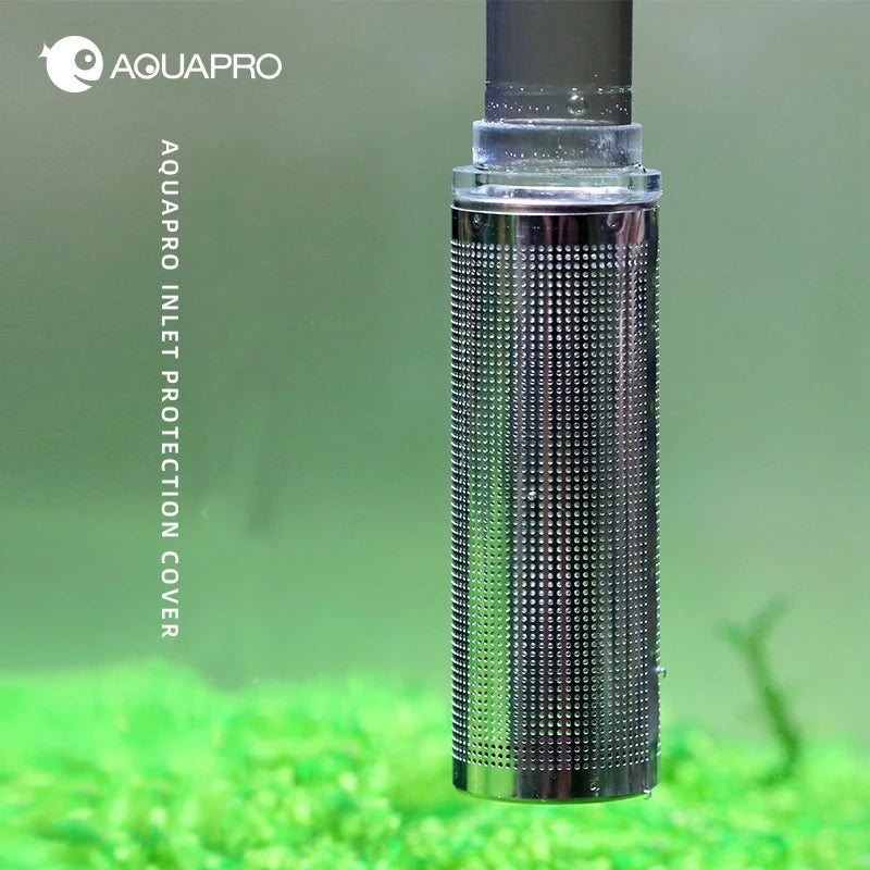2pcs Inflow Inlet Filter Stainless Steel Mesh Net Guard Fish Tank Aquariums Accessories Intake Prefilter Cover Brine Shrimp Qme