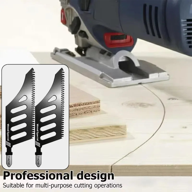 20/1PCS Jigsaw Blades Heavy Duty T-Shank Wood Aluminum Cutting Coarse Teeth Precision Tight Spaces Tools Replaceable Cut Tools Qme