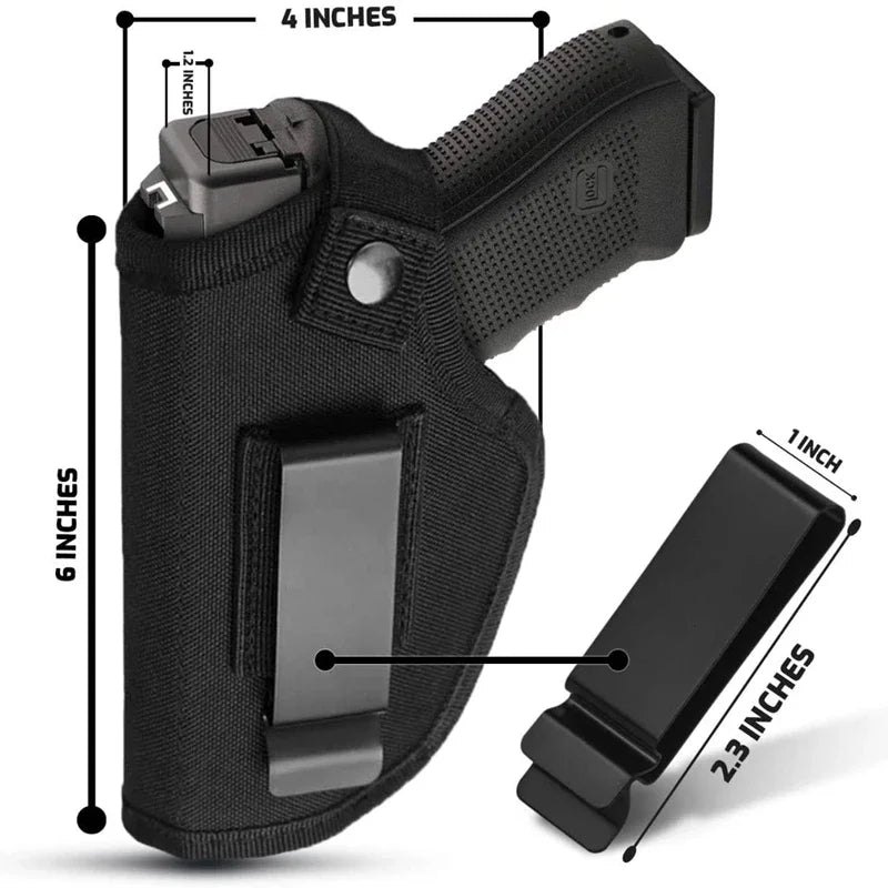 Holster Right Left OWB IWB Universal Inside Concealed Carry G17 19 23 Qme