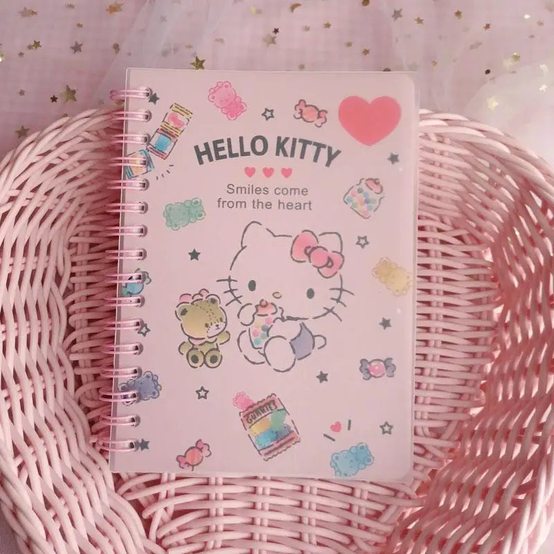 Hello Kitty Kuromi Planner Cute Ring-bound Notebook Simple Student Qme 1