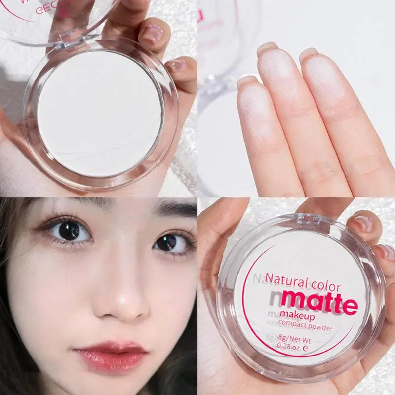 Make Up Face Powder Pressed Brighten Oil-control Nude Makeup Qme