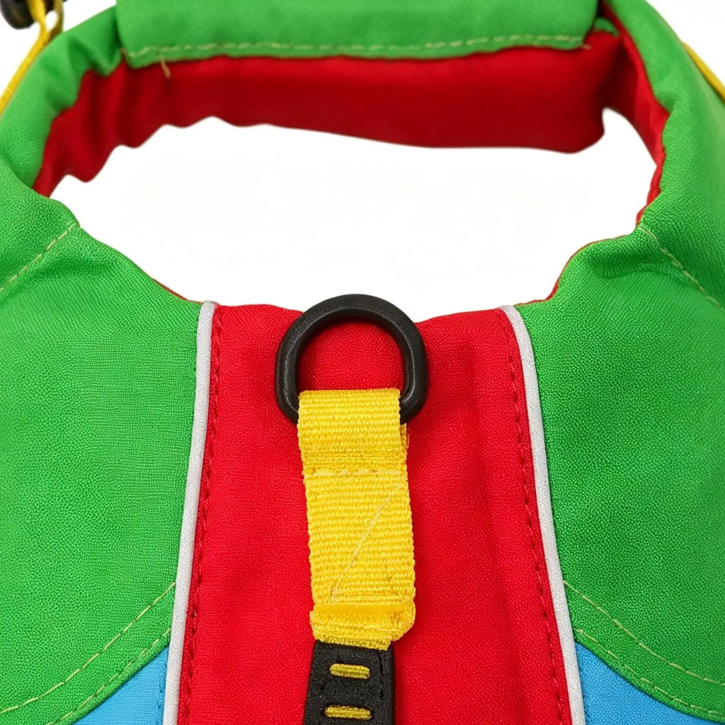 Puppy Float Vest Reflective Adjustable Safety Swimsuit Puppy Swim Vest For Pool Beach Lake River Boat Water Outdoor Home Travel Qme