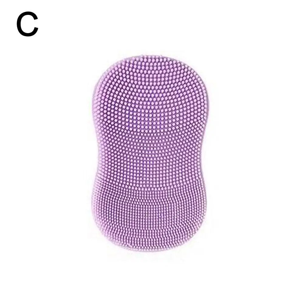 Face Scrubber Mini Facial Brush Silicone Wash Exfoliator Finger Glove Pads Handheld Cleansing Brushes Tool Skin Care Deep Clean Qme PURPLE China