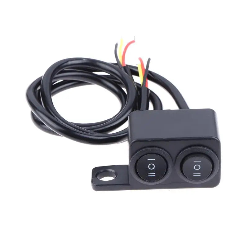 Push Light Off Button Waterproof Switch Motorcycle Switches Connector Qme left OFO-OFO