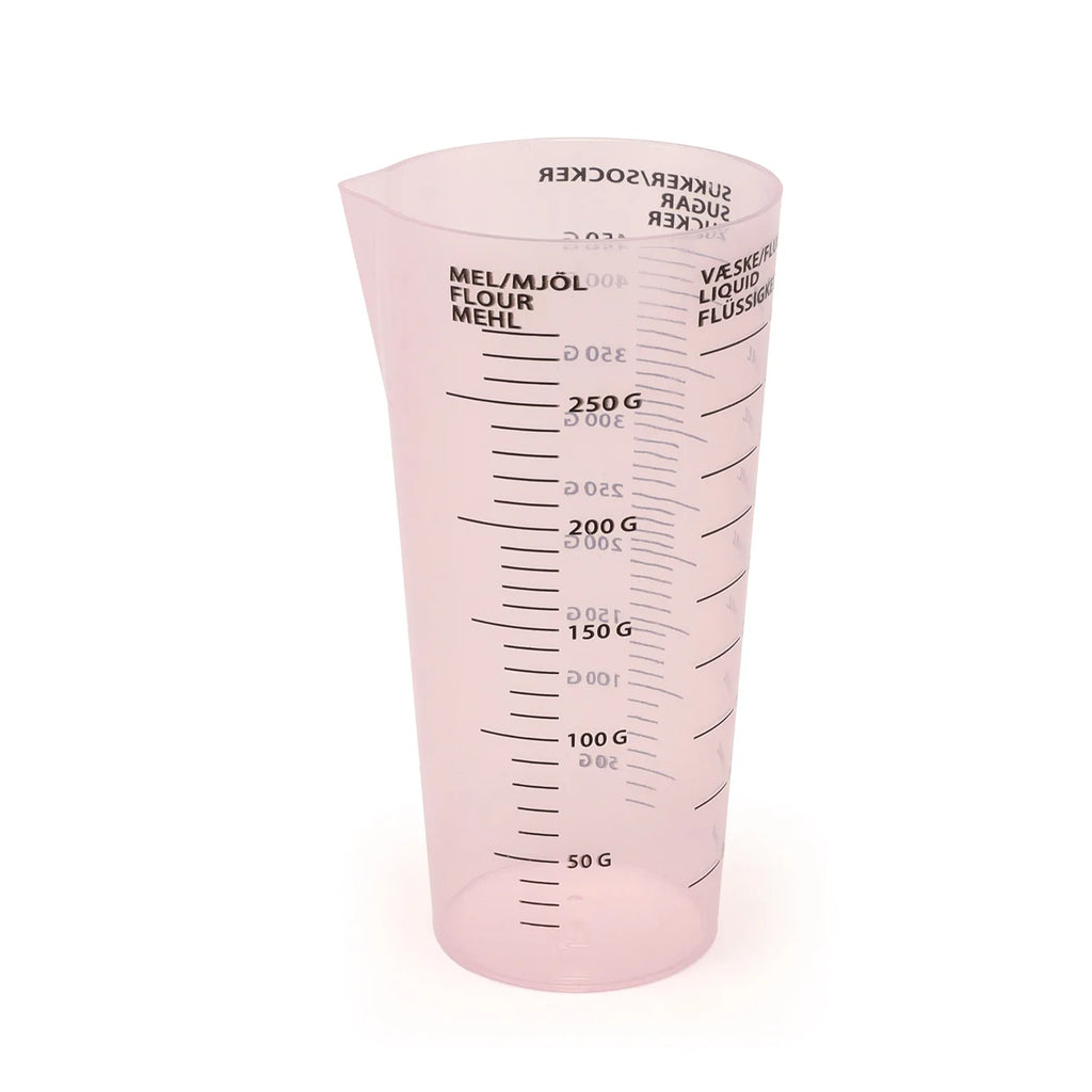 1pc Measuring Cup Food Grade PP Unbreakable Plastic Measuring Jugs Laboratory Beaker Kitchen Milk Coffe Measuring Mug Qme Pink 450ml