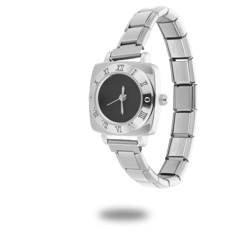 Wholesale Stainless Steel Watch Head Bracelet DIY Italian Charm Women