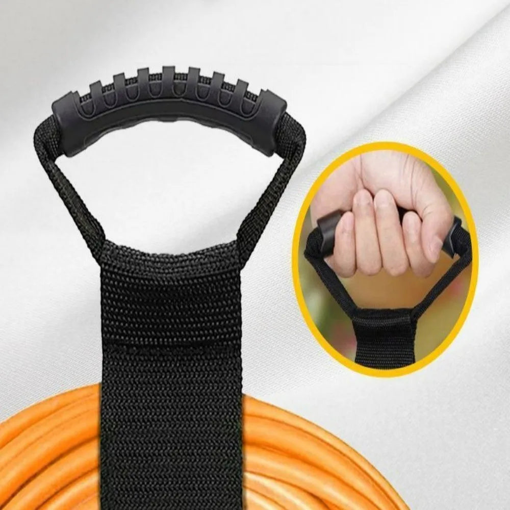 Portable Heavy-Duty Hook Storage Straps Wire Harness Device Cable Storage Storage Tape Suitable for Garden Hose Cables Storage Qme