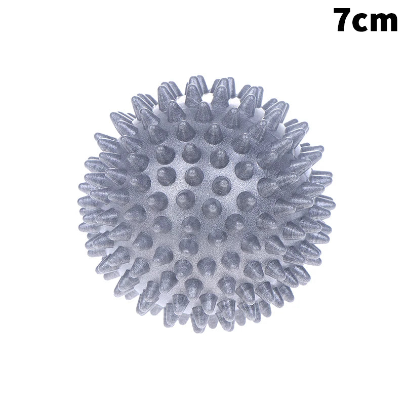 Massage Spiky Ball Yoga Training Muscle Discomfort Stress Massager Qme 7cm Gray