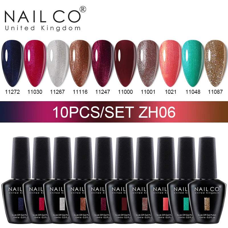 NAILCO Jelly Macarone Gel Polish Nail Art All Manicure Semi-permanent