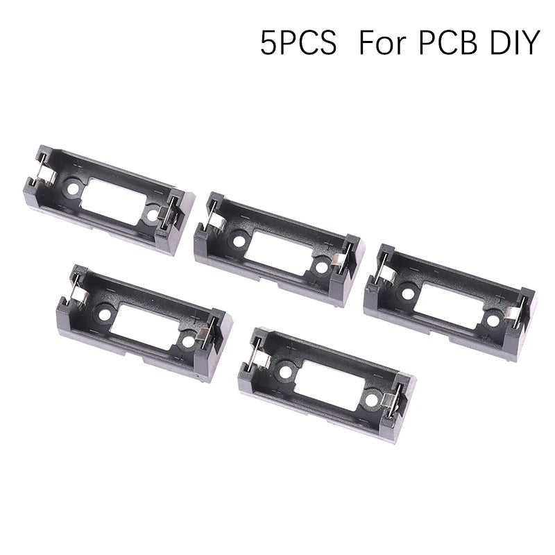 Plug-in CR123A Battery Holder 16340 Box LIR123A Storage Cover PCB DIY Qme