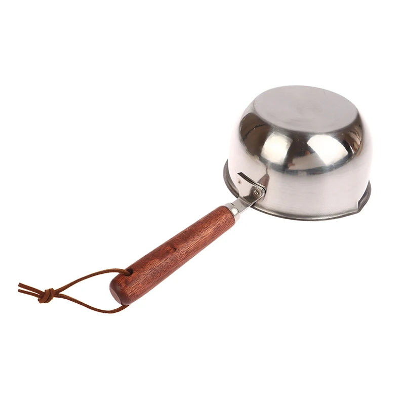 Small Milk Pots Stainless Steel Oil Skillet Household Heater Sauce Qme