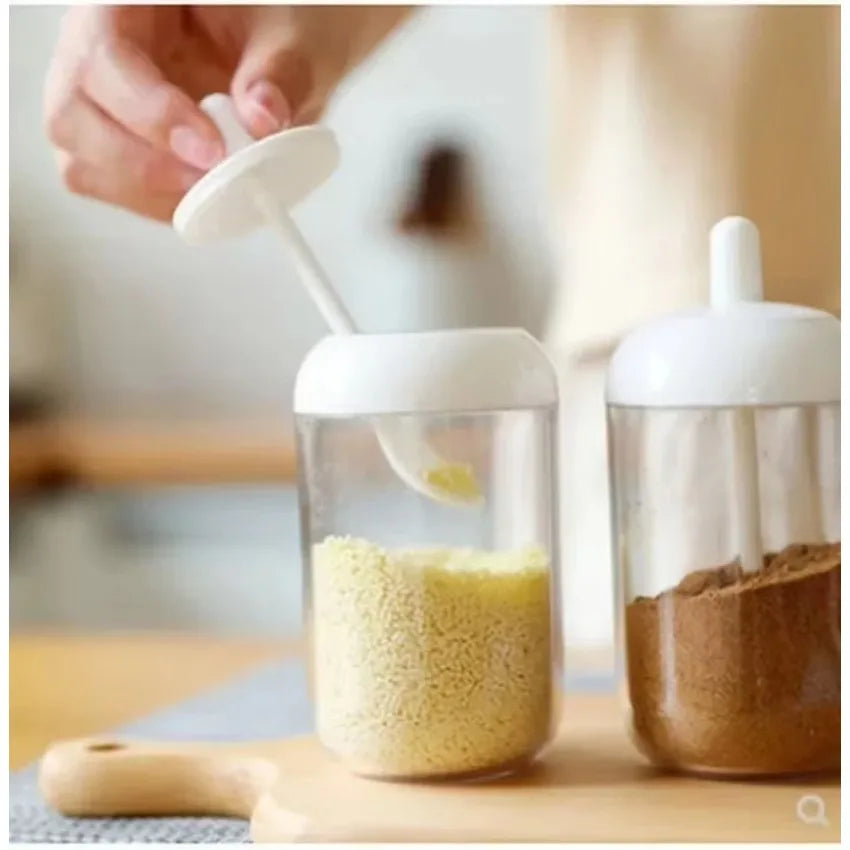 Glass Spices Jars Stickers Salt Sugar Powder Olive Oil Pepper Qme