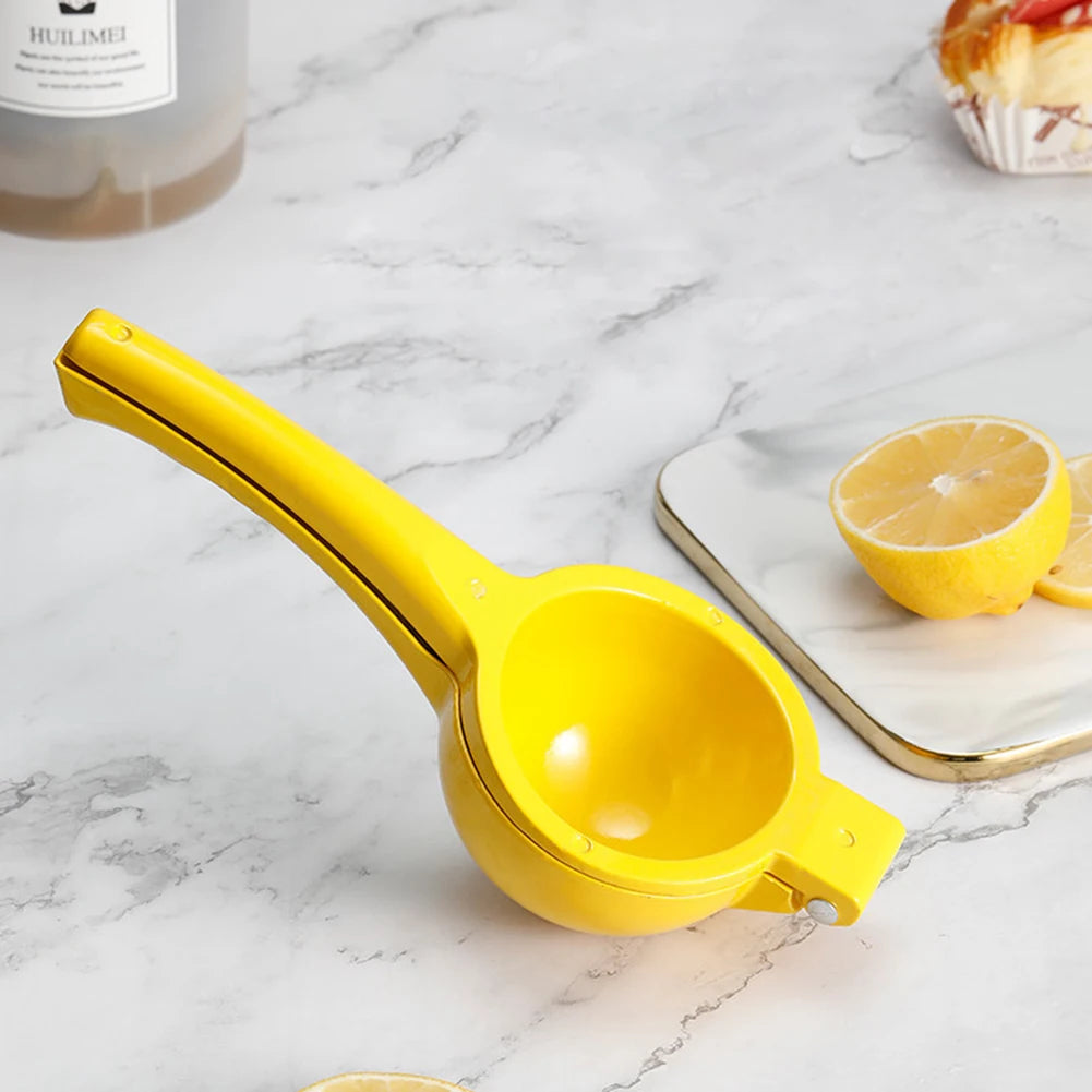 Home Manual Lemon Squeezer Lemon Squeezer Sturdy Hand Pressed Orange Fruit Juicer Aluminum Alloy Portable Practical Kitchen Tool Qme