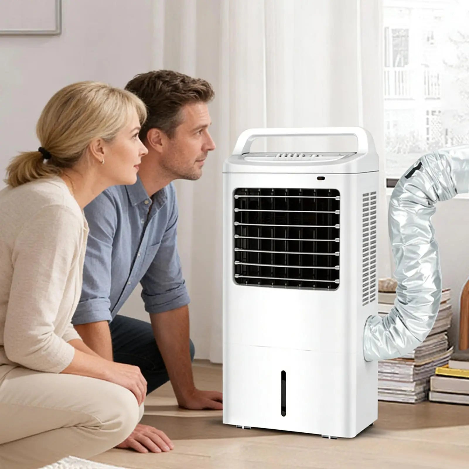 Portable Air Conditioner Hose Cover Insulation Heat-Resistant Hose Protective Sleeve AC Hose Duct Vent Cover Accessory Qme