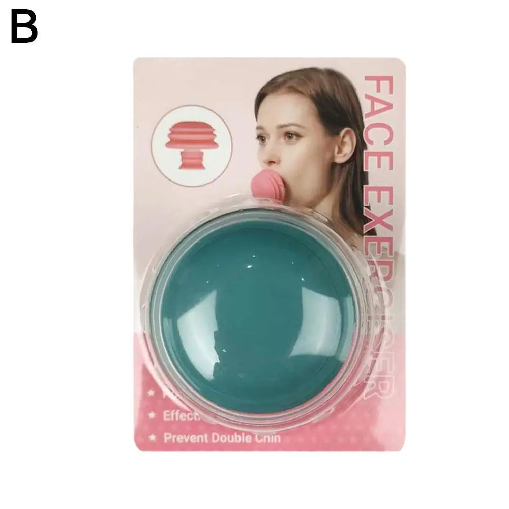 V Shape Pink Jaw Face Neck Toning Exerciser Face Lift Skin Firming Cute Portable Smooth Wrinkle Mouth Exercise Face Trainer Tool Qme Green China