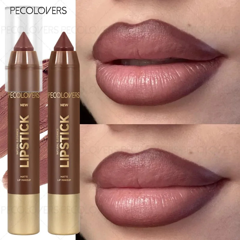 Lip Liner Brown Tube Outlines Contours Lips Creates Plump Charming Qme
