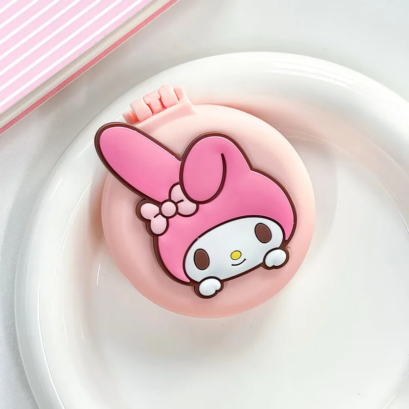 Hello Kitty Kuromi Cartoon Folding Air-Cushion Comb Portable Mini Travel Air-Cushion Comb Plastic Hair Comb for Students Qme
