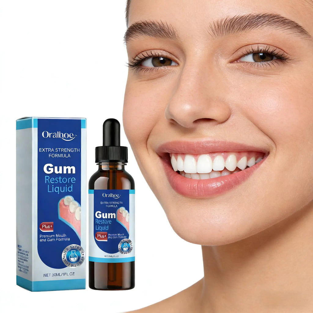 Gum Repair Serum Relieve Gingival Swelling Improve Tooth Sensitivity Removal Odor Reduce Yellow Stain Whiten Mouth Care Liquid Qme