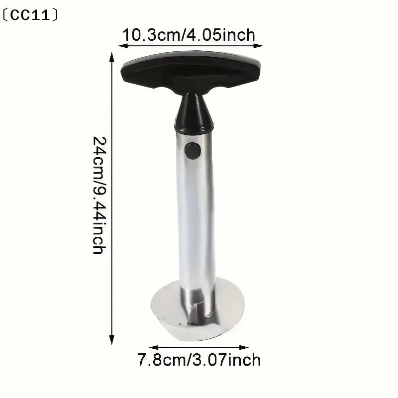 Stainless Steel Pineapple Corer Slicer Non Slip Handle Fast Cutting Qme