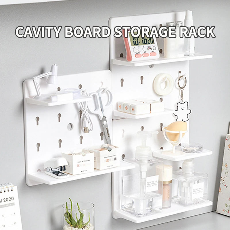 Pegboard Combination Kit, Pegboards and Accessories Modular Hanging for Wall Organizer, Crafts Organization Ornaments Display Qme