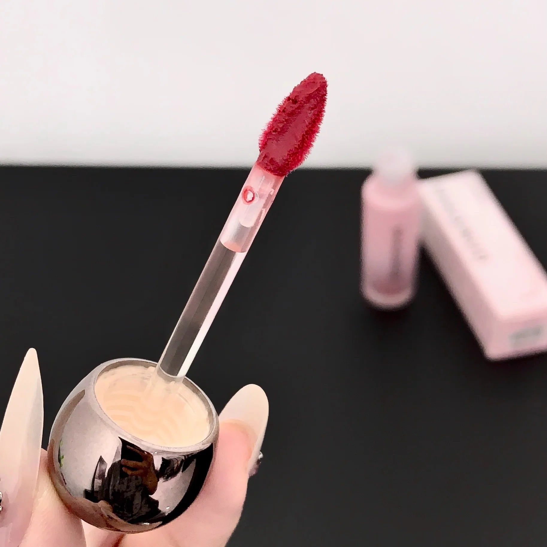 SHAQINUO Velvet Mist Lip Glaze Matte Clay Long-lasting Non-drying Qme
