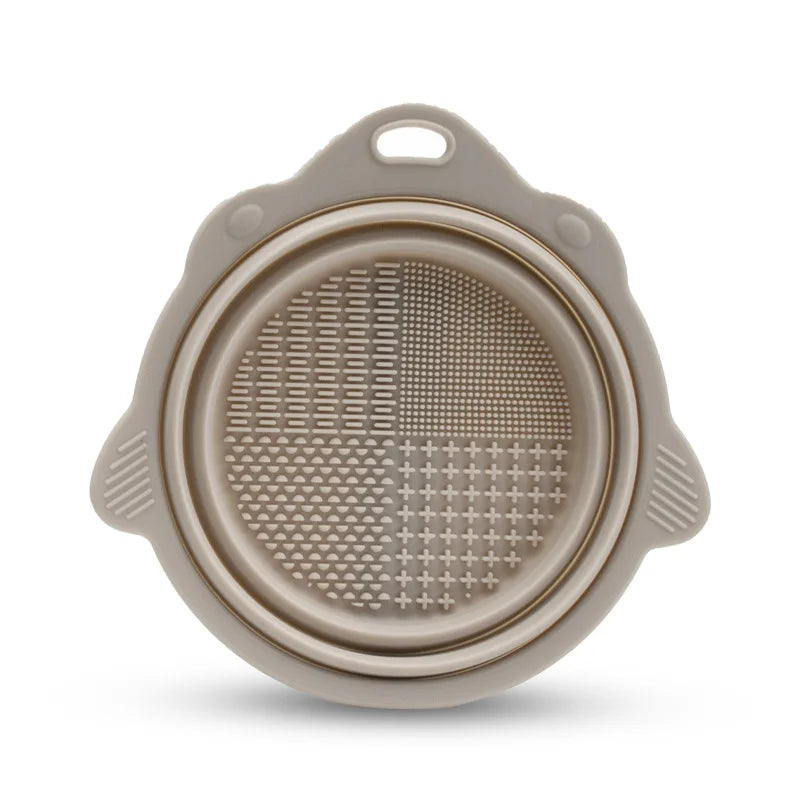 Makeup Brush Cleaner Carpet Cleaning Brushes Silicone Pad Cosmetic Qme Gray CN