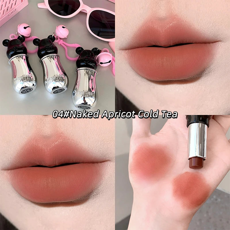 Gege Bear Sweet Pendant Lipstick Matte Mirror Textures Watery Qme GX1291-4