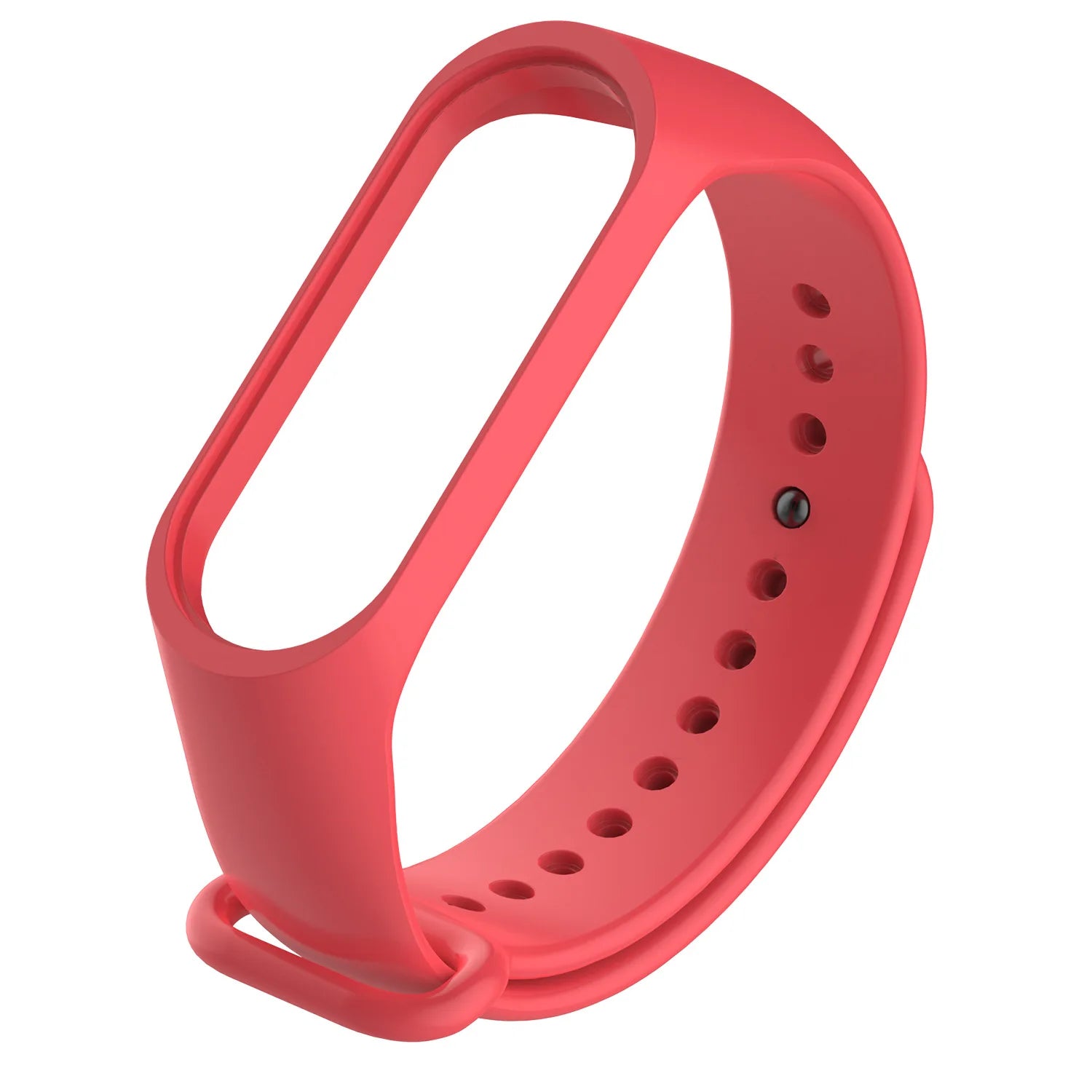 NEW Suitable for Xiaomi Mi Band Mi3 Mi4 Mi5 Mi6 Mi7 Mi8 Colorful Silicone Replacement Sports Strap Qme Red For Mi5 Mi6 Mi7 Band