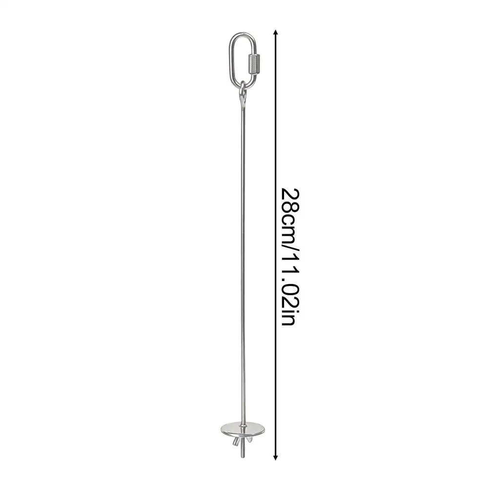 1pcs Bird Cage Food Skewer Stainless Fruit Stick Holder Bird Food Holder For Cage Foraging Macaw Parakeet Cockatiel Conure Finch Qme large
