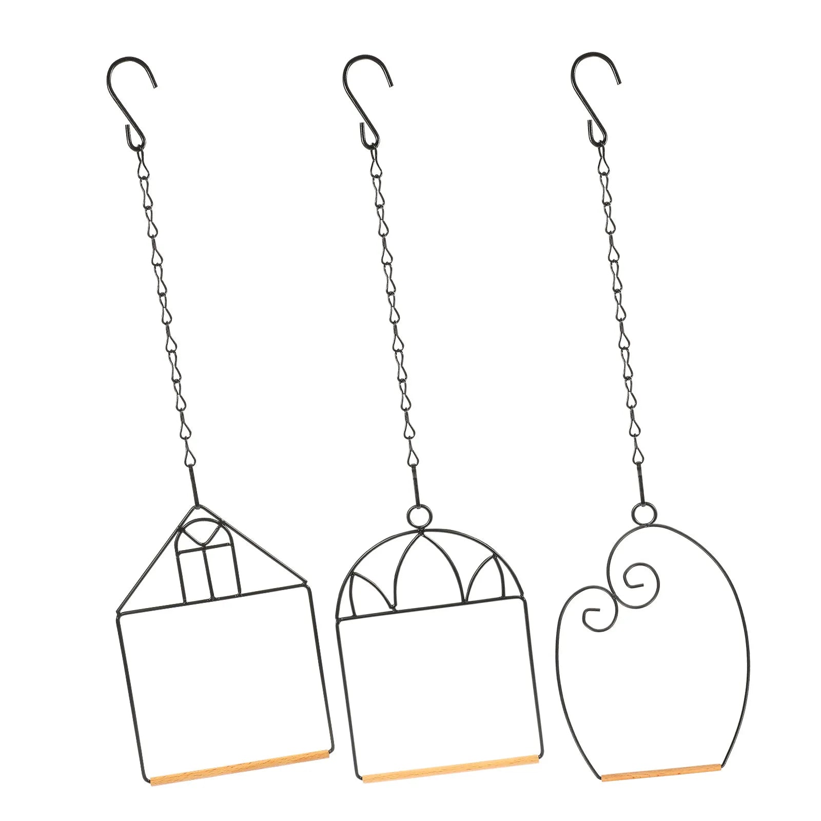 3Sets Metal Bird Perch Stand Portable Parrot Training Rack for Indoor Outdoor Use Chewing Resting Play Hanging Bird Playground Qme