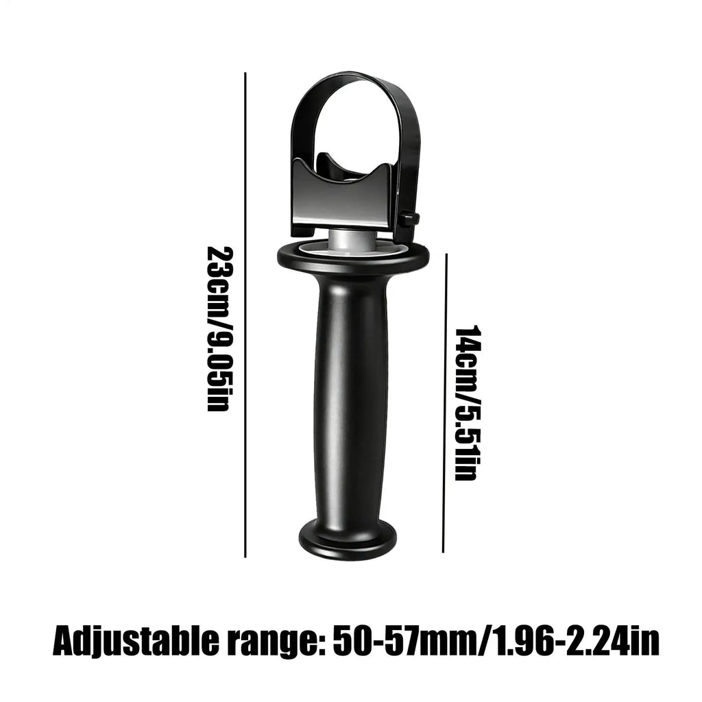 Adjustable Hammer Drill Side Handle Anti-slip Shock Absorption Qme