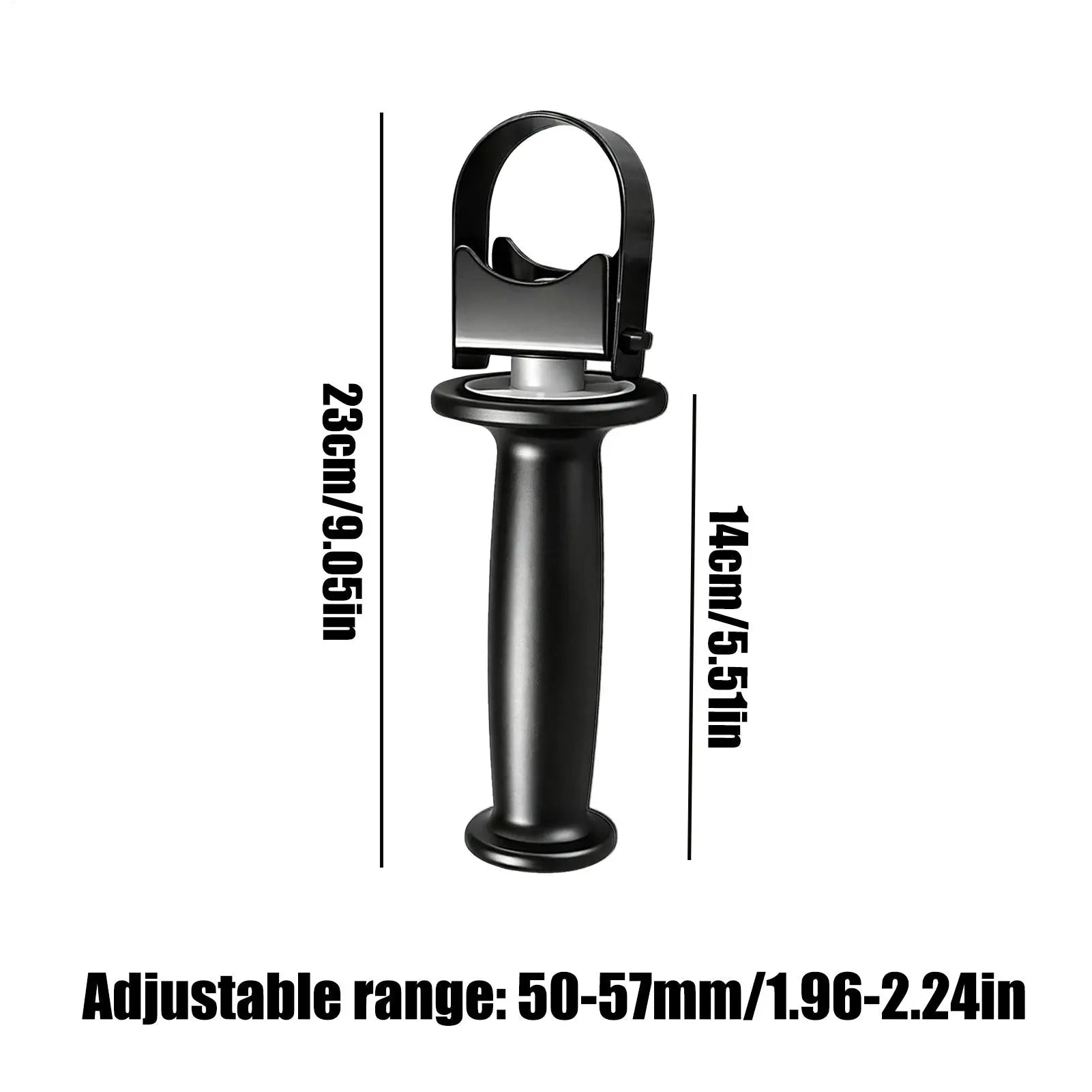 Adjustable Hammer Drill Side Handle Anti-slip Shock Absorption Qme