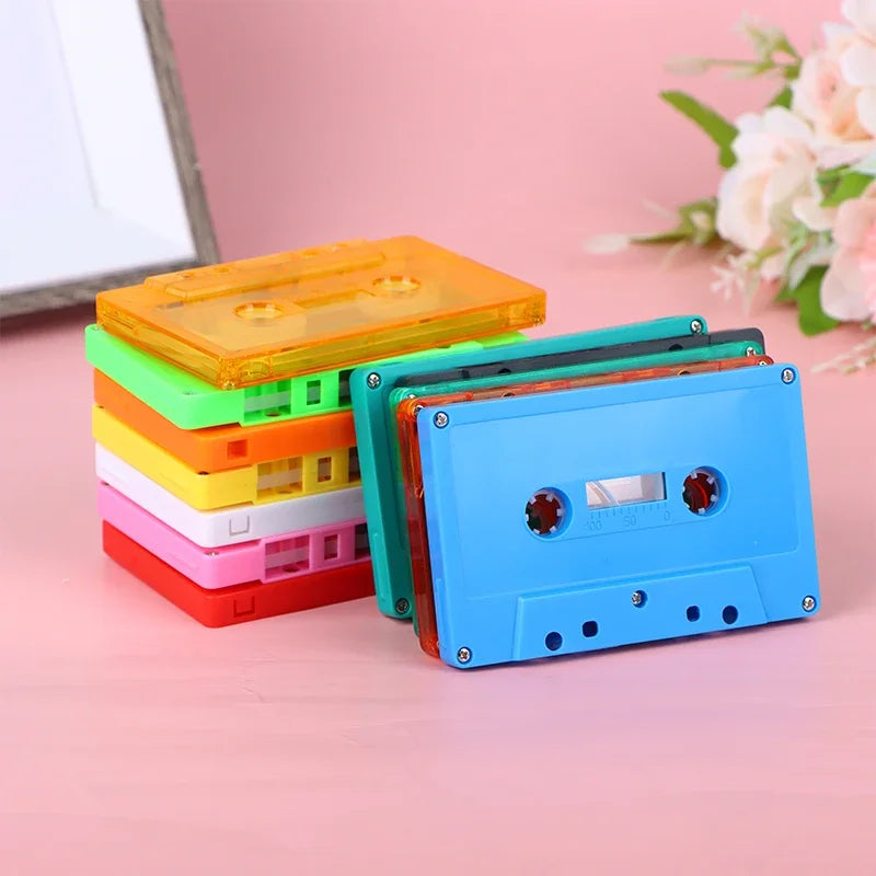 Blank Tape Case Audio Magnetic Recording Cassette Shell Empty Reel No Qme
